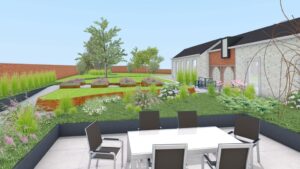 Esquisse 3D d'un projet à Aywaille.